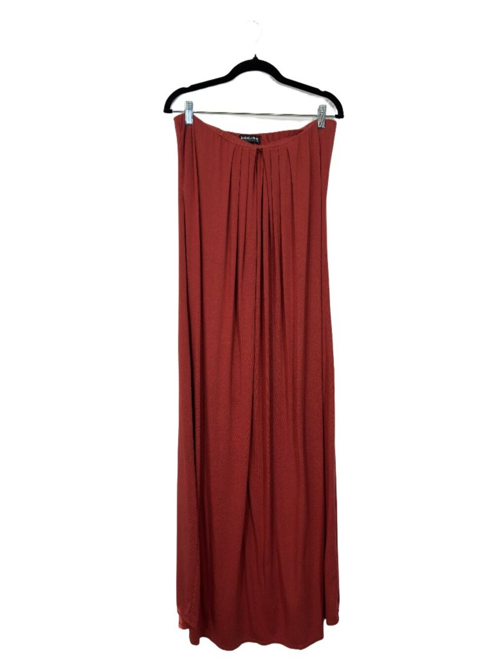 Isabella Oliver Pleated Maxi Dress Size 4 Boho Strapless Minimalist Relaxed Fall